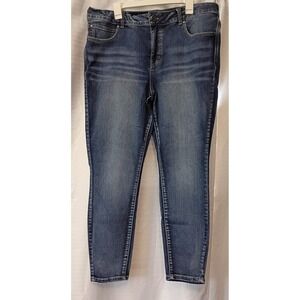 Maurices Everflex Women's High Rise Skinny Jeans Size 20W Mid Wash